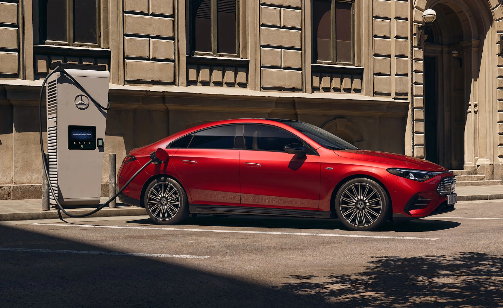 Photo of the 2025 Mercedes-Benz CLA (C178) charging